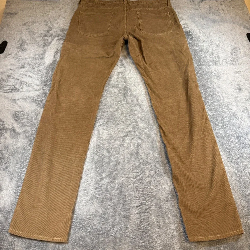 J Crew 484 Slim Fit Corduroy Pants Mens 34x34‎ Tan Brown 5-Pocket Trousers